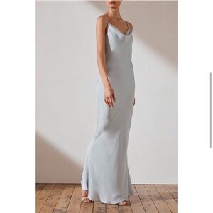 SHONA JOY Luxe Bias Cowl Slip Dress NEW Size 8 Cloud